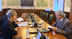 17. februar 2023. Predsednica Odbora za evropske integracije u razgovoru sa zamenikom ambasadora Nemačke u Srbiji